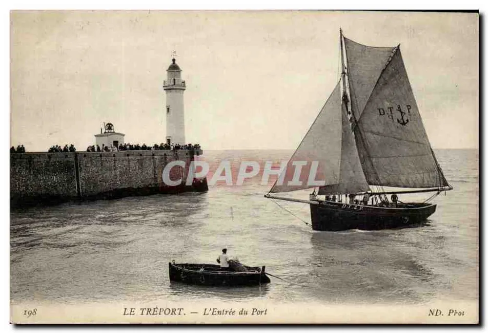 Le Tréport — De Ingang van het Haven — ND. Prot - Voorkant