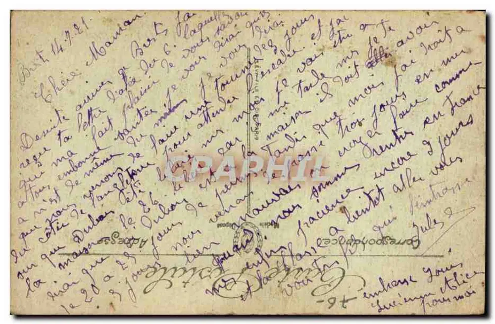 Rouen — Place Cauchoise und Boulevard Jeanne d'Arc — LL, n°95 - Rückseite