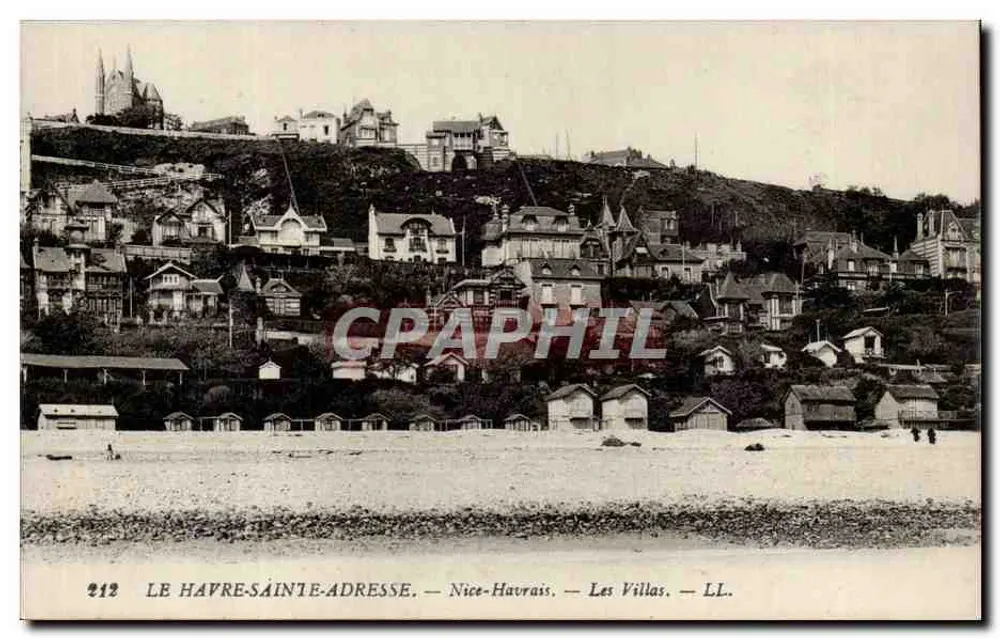 Le Havre-Sainte-Adresse — Nice-Havrais — Die Villen — LL. — Nr. 212 - Vorderseite