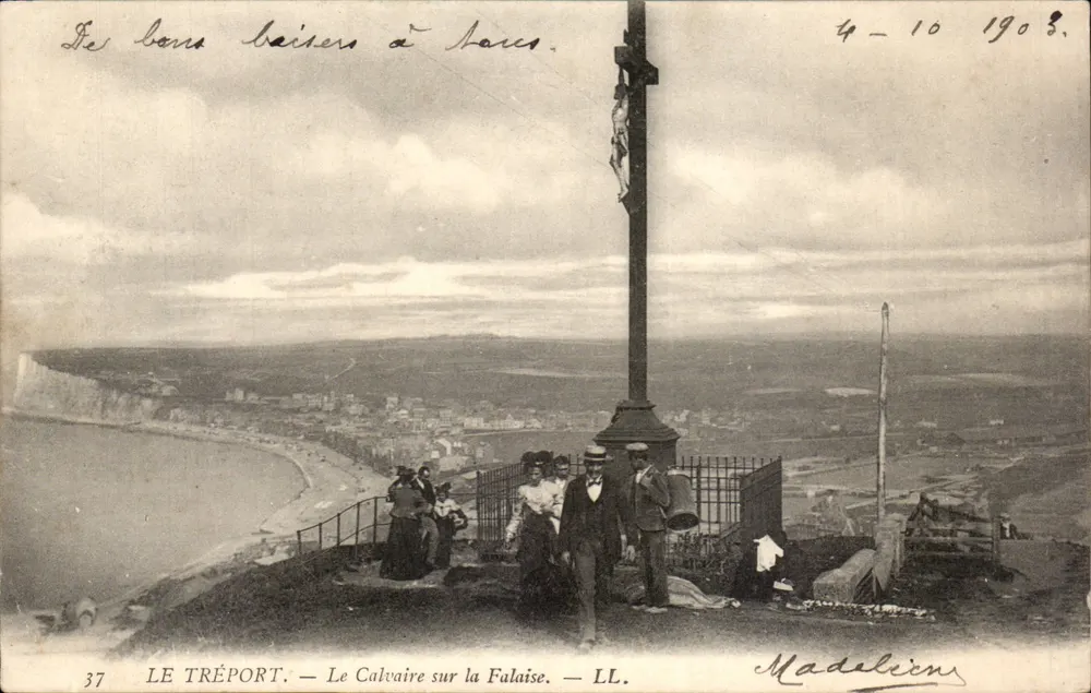 Le Tréport — Der Calvarienberg am Kliff — Madelien, n°37 - Vorderseite