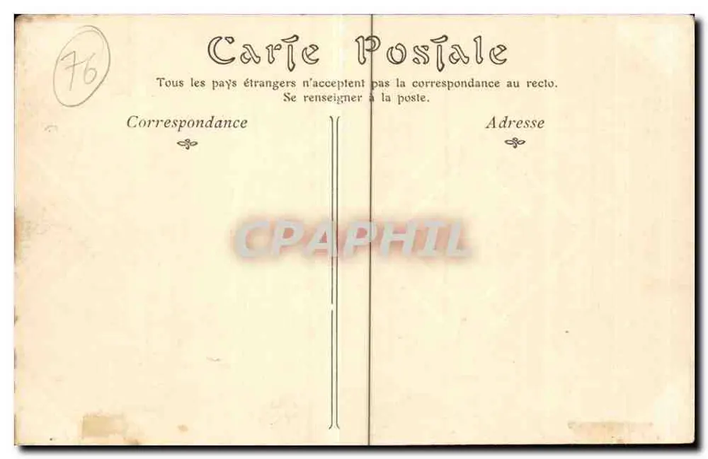 ÉTRETAT — Saída do Casino — Editor ND, n° 246 - Verso