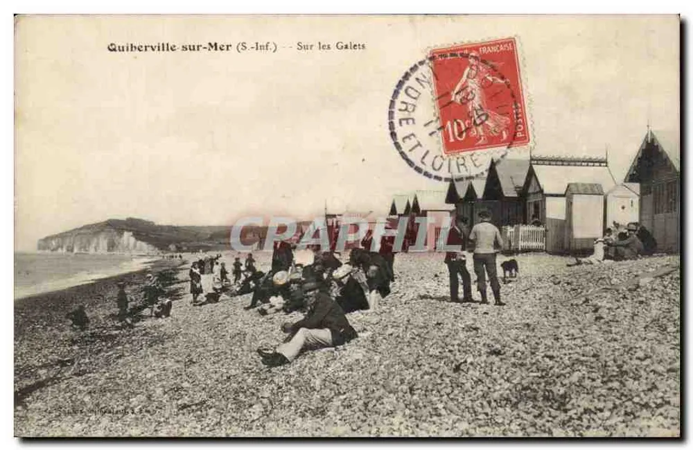Quiherville-sur-Mer (Sul da França) — Sobre os Grãos — Editor: Sociedade Anônima de Fotografia da Loire - Frente