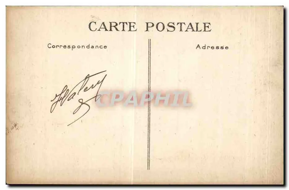 Le Havre. Die Mole, ein Tag im Sturm — G. P., Le Havre, n°221 - Rückseite