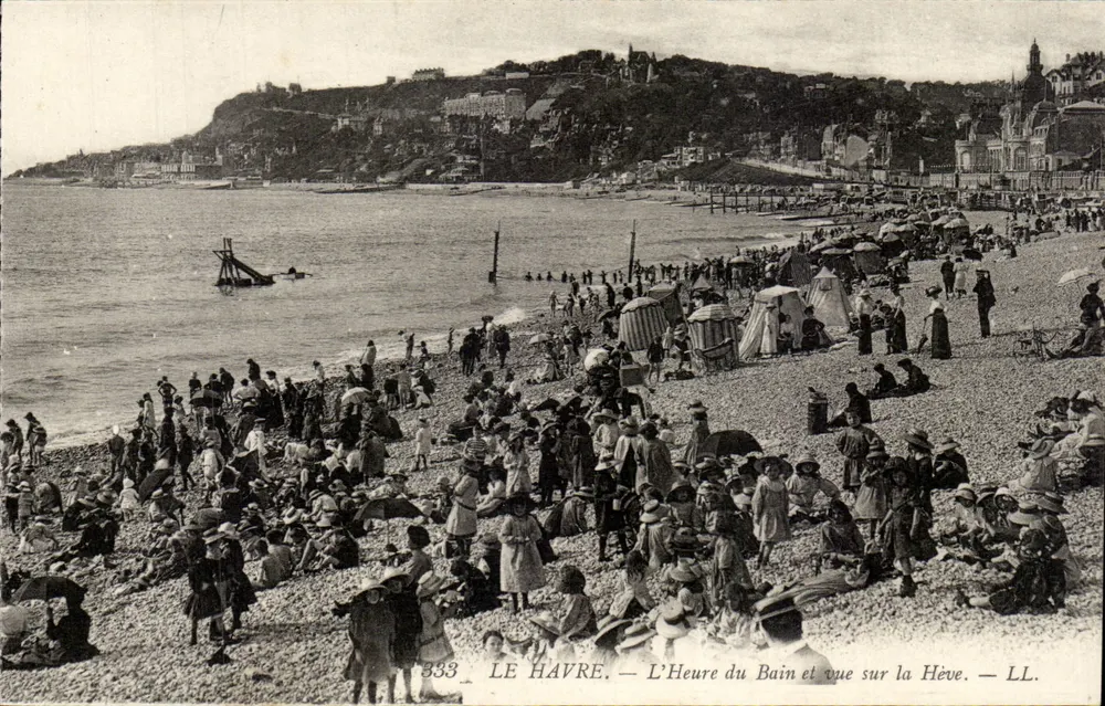 Le Havre — Die Badezeit und was auf der Hève — LL. — n°333 - Vorderseite