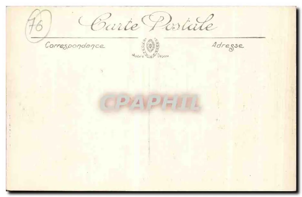 LE HAPRE — Dampfer bei stürmischem Wetter — LL. — n° 2044 - Rückseite
