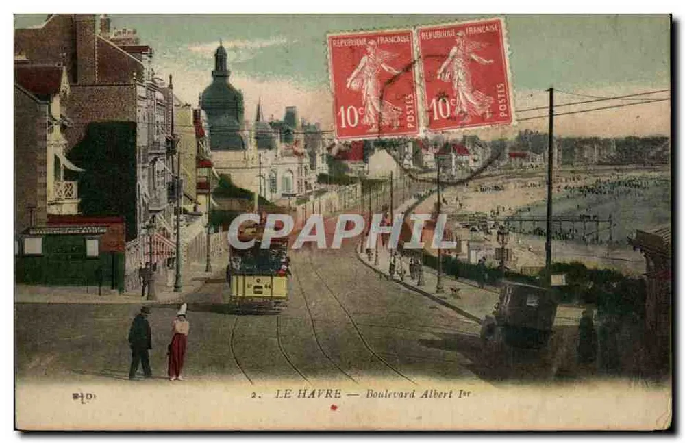 Le Havre — Boulevard Albert 1er — editor BID, n°2 - Frente