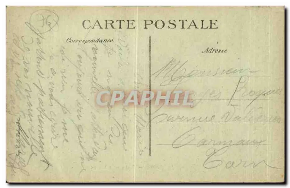 Le Havre — Boulevard Albert 1er — editor BID, n°2 - Verso