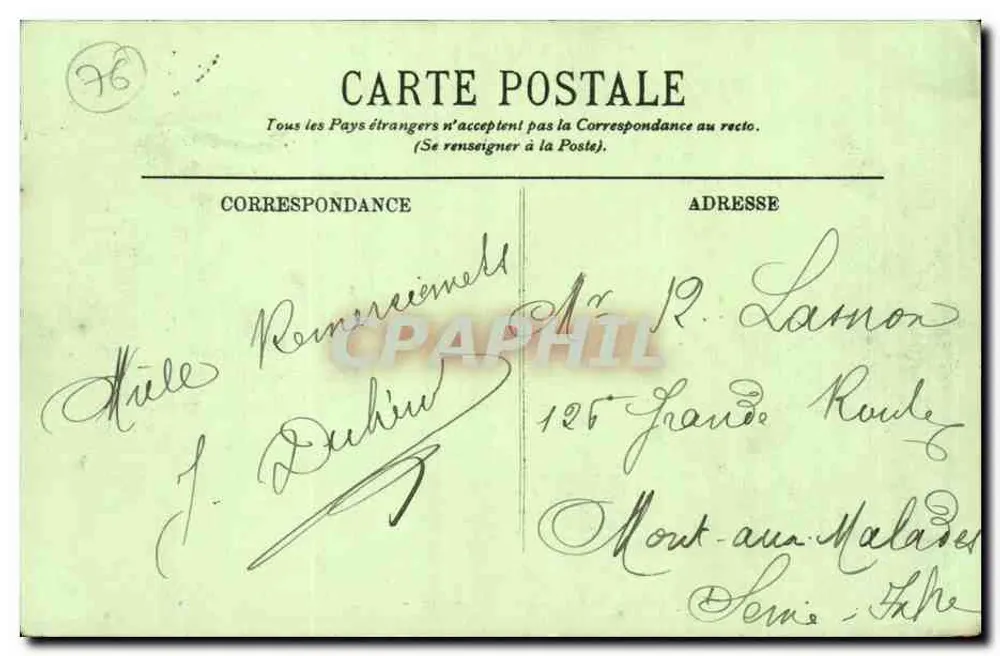 Le Havre — Quai d'Orléans und Bassin du Commerce — LL. - Rückseite