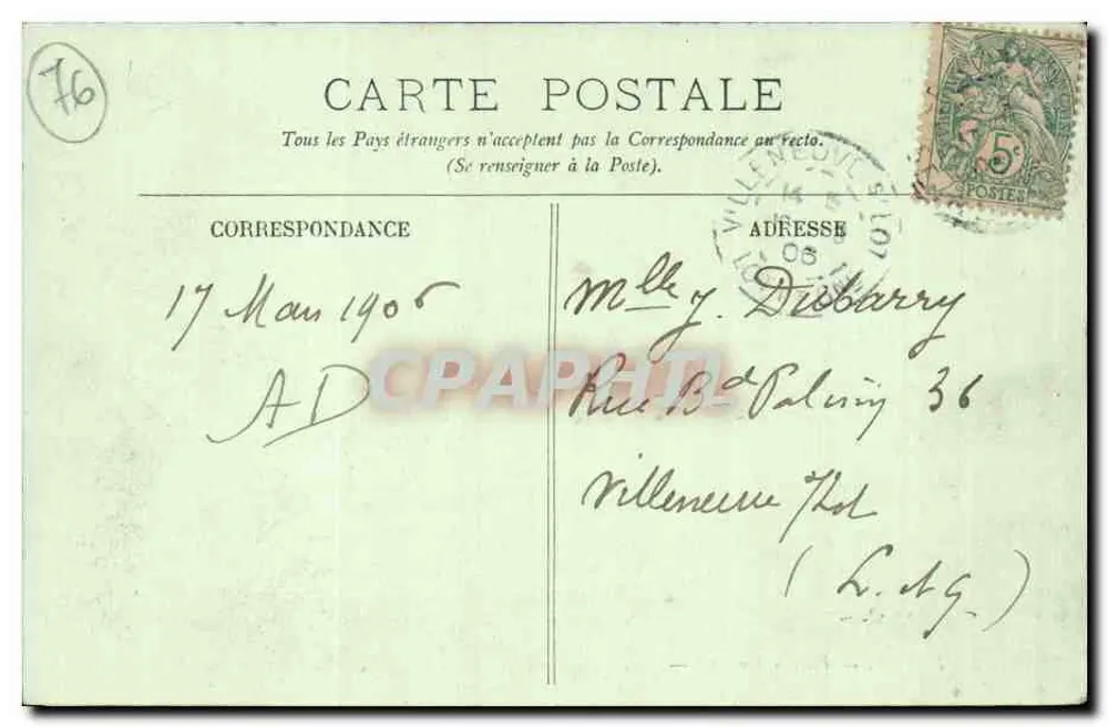 Le Havre — Oude huizen — LL. - Achterkant