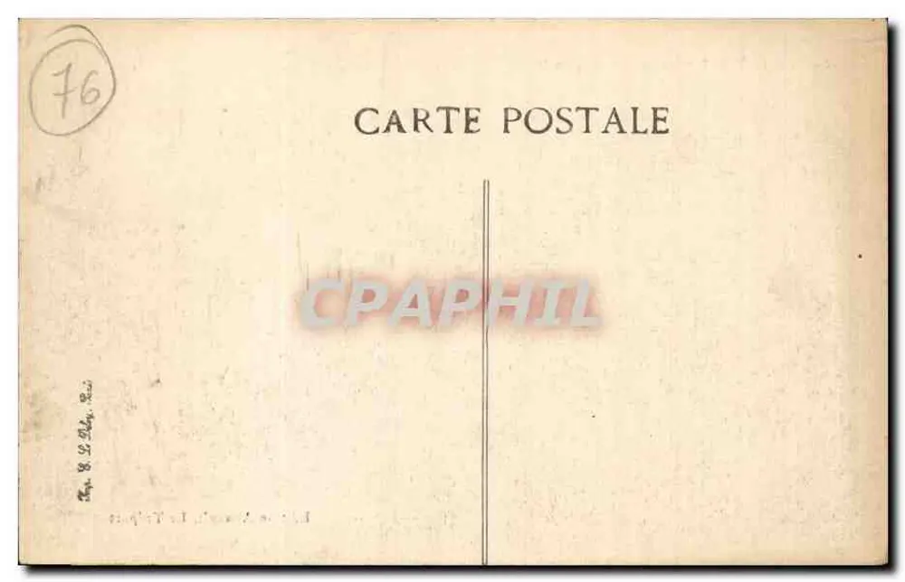 Le Tréport - Le Quai François 1er und der Hafen — Edition A. Pauwet, Nr. 36 - Rückseite