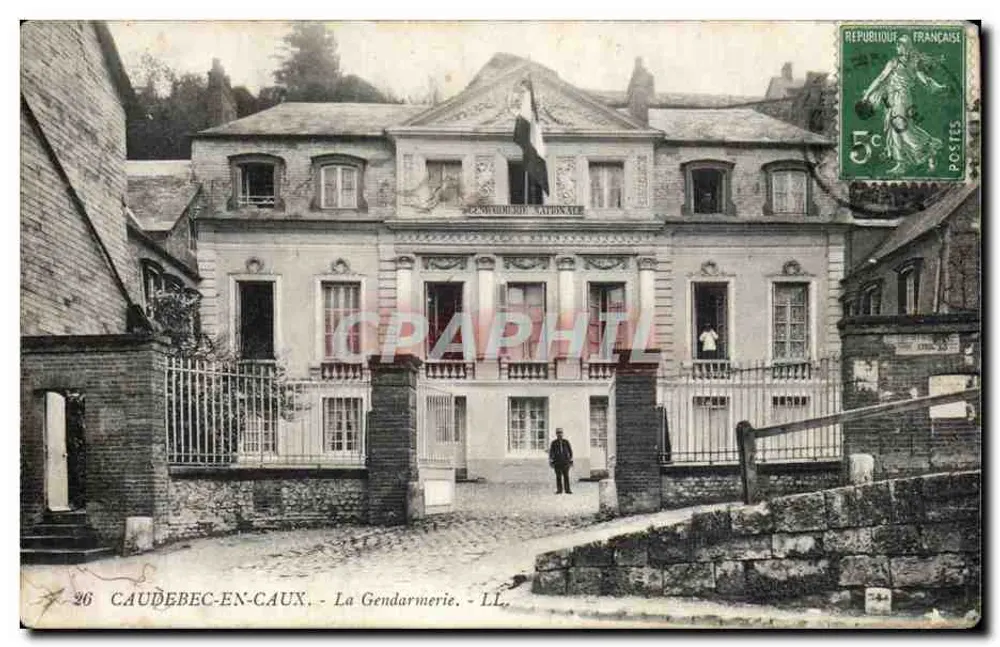 Caudebec-en-Caux — A Gendarmeria — LL, editor LL, n° 26 - Frente