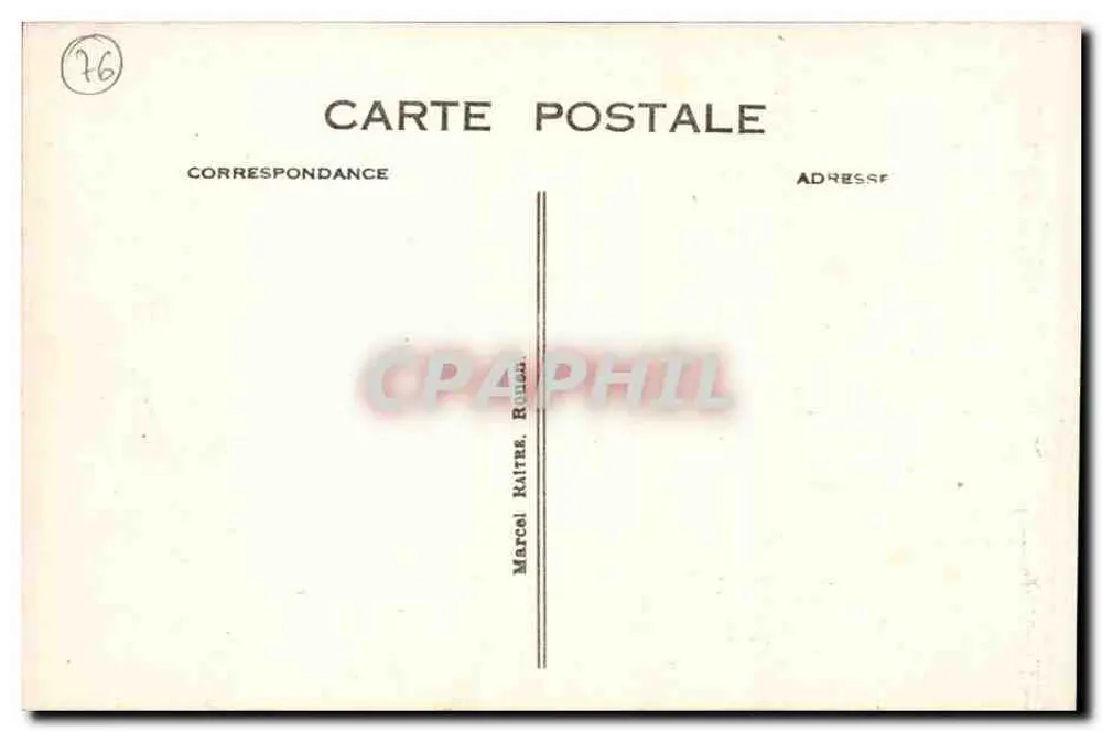 Biessard — Steinbrüche Felix-Faure — Verlag Marcel Raitre, Rouen - Rückseite