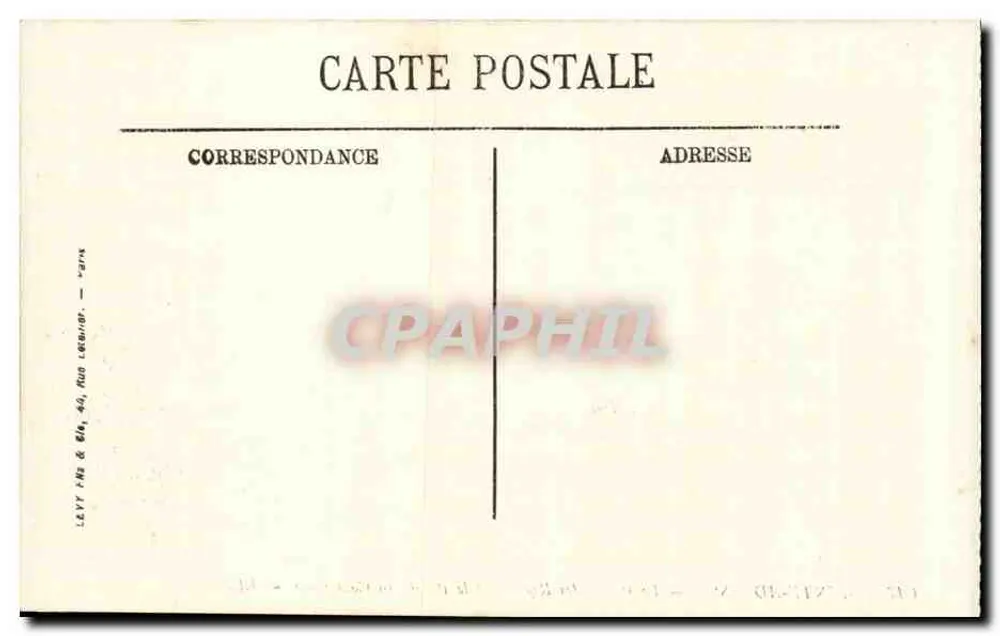 Sainte-Adresse — Das Regattapalais und das Handelspalais — LL. — Nr. 617 - Rückseite
