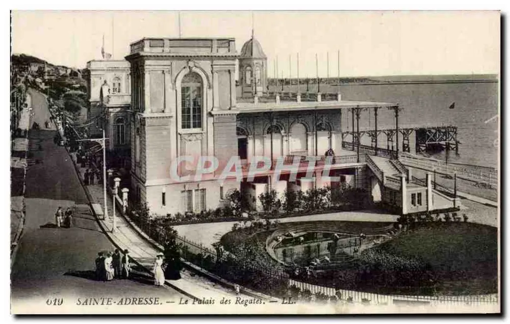 Sainte-Adresse — O Palácio das Regatas — LL. n° 619 - Frente