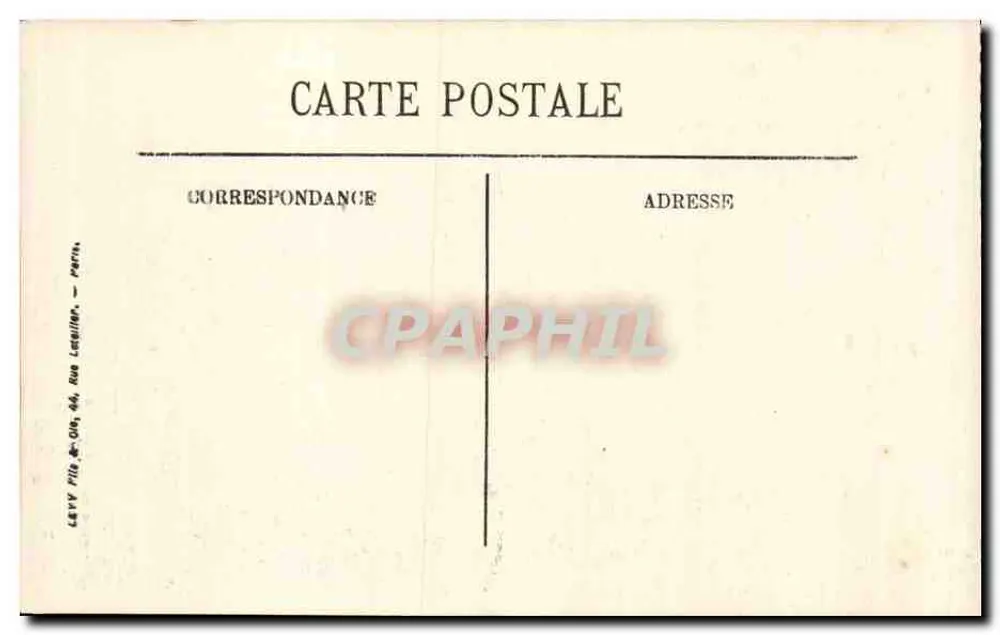 Sainte-Adresse — O Palácio das Regatas — LL. n° 619 - Verso