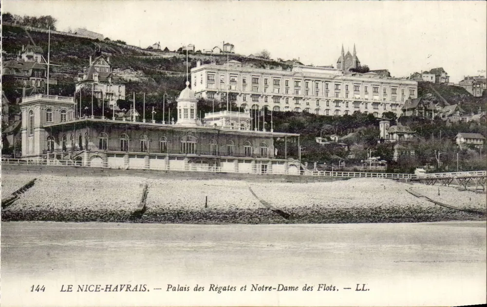 Le Nice-Havrais — Palast der Regatten und Notre-Dame-des-Flots — LL. — Nr. 144 - Vorderseite