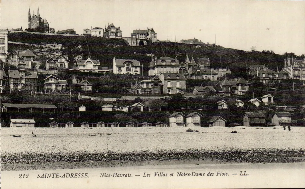 Sainte-Adresse — Nice-Havrais — Die Villen und Notre-Dame des Flots — LL. - Vorderseite