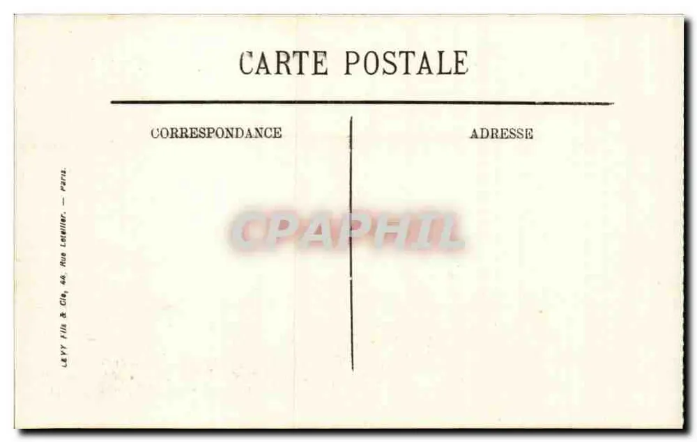 Le Havre — Os Faróis da Hève — LL. - Verso