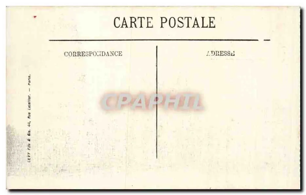 Sainte-Adresse — Ansicht der Notre-Dame des Flots und der Stadt — LL. Visé Paris n° 60 - Rückseite
