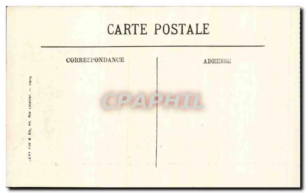 Sainte-Adresse e La Hève — LL. n°293 - Verso