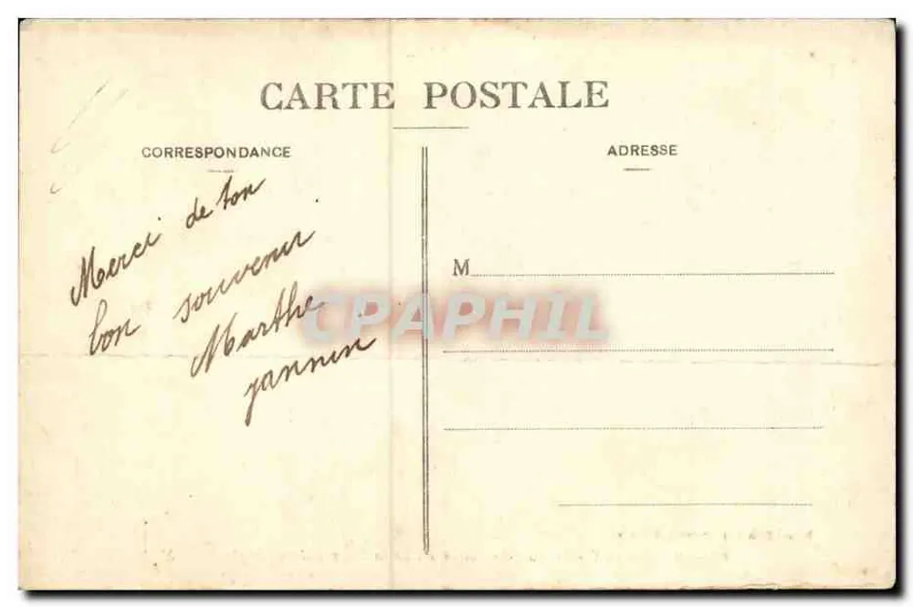 Bordeaux - Der Pont-de-Pierre von der Tour Saint-Michel aus gesehen — Marcel Delboy, Phototypie, Bordeaux, Nr. 87 - Rückseite