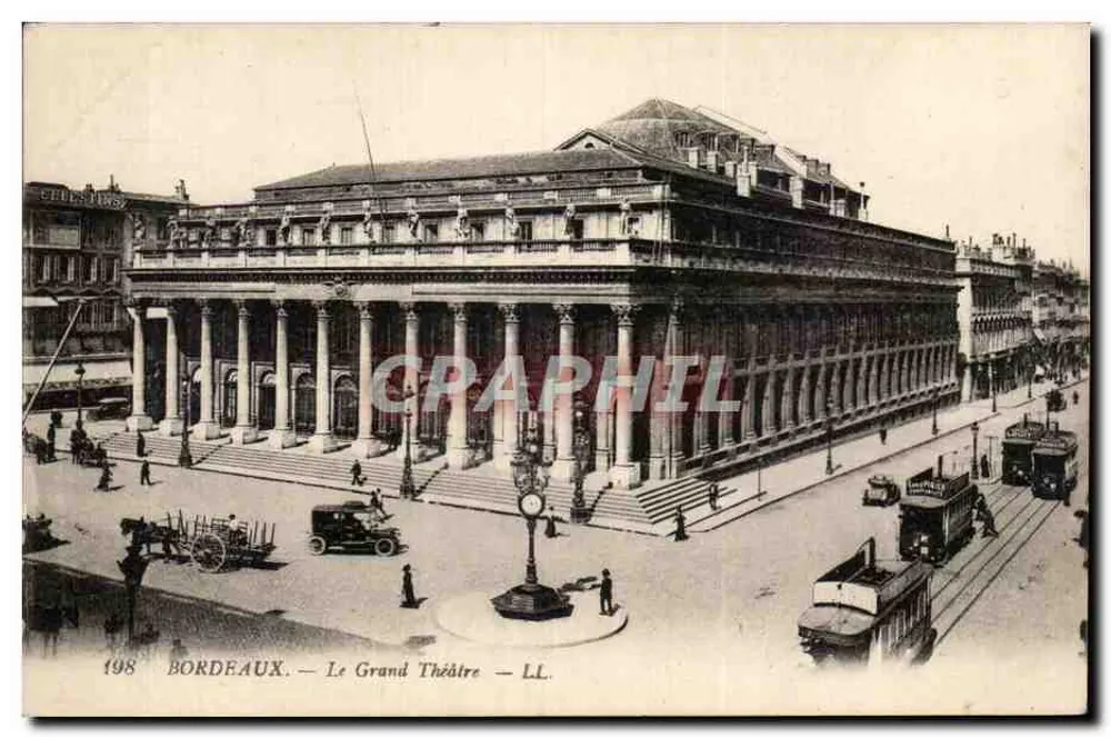 Bordeaux — O Grande Teatro — LL. n°198 - Frente