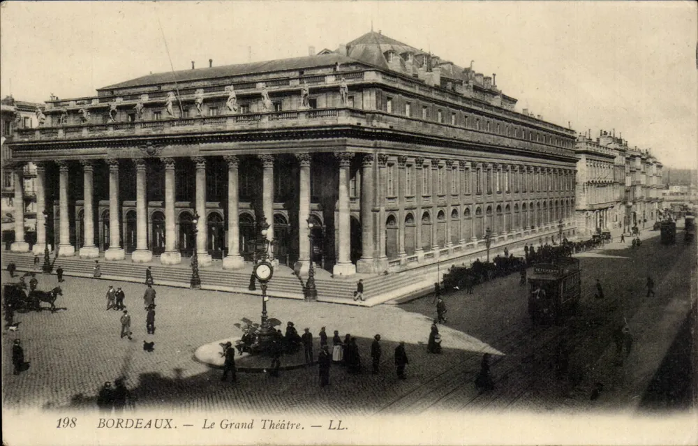 Bordeaux — O Grande Teatro — LL. n° 198 - Frente