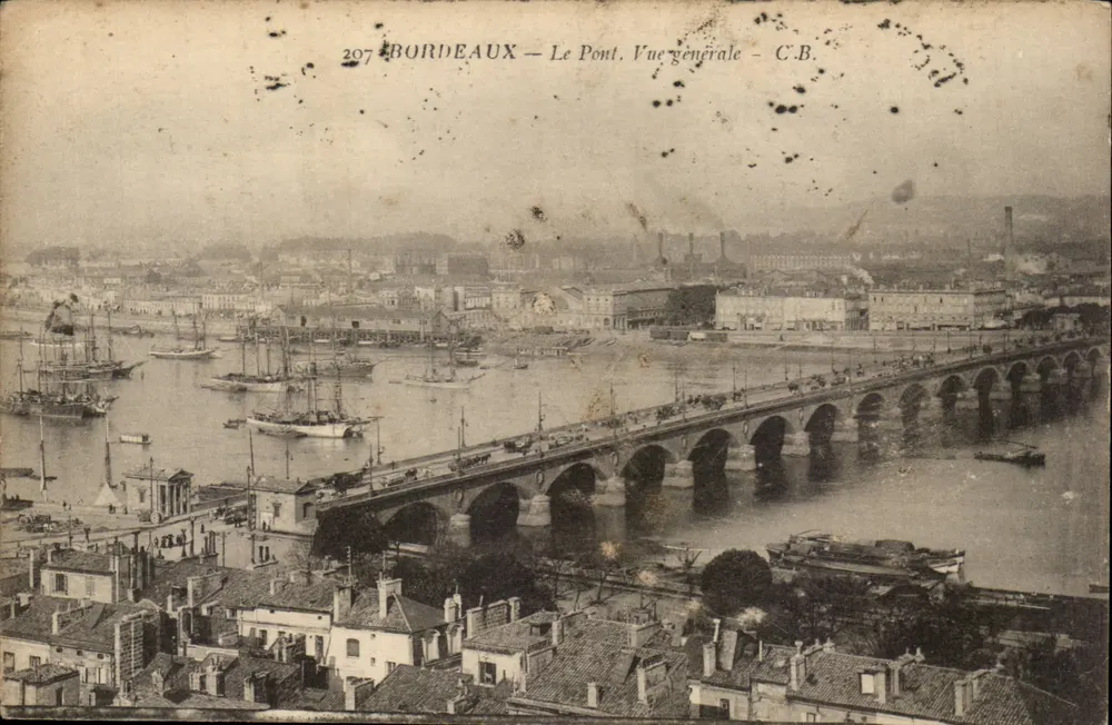 Bordeaux — O Ponte. Vista geral — C.B. n°207 - Frente