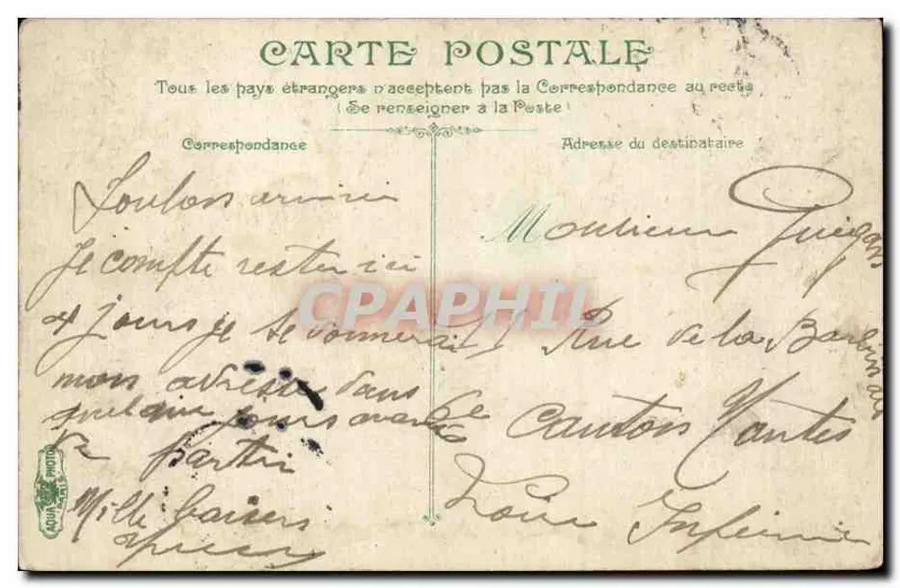 Bordeaux - A Baía - Vista Geral — editor n° 109 - Verso