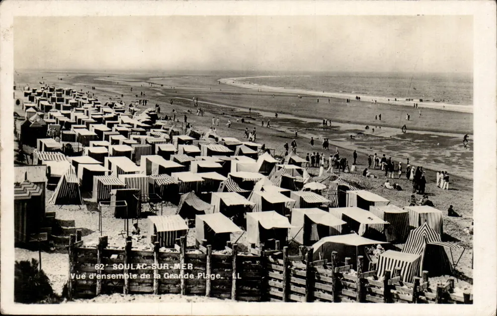 Soulac-sur-Mer — Blick auf den Grande Plage — Edition Sophie Photo - Vorderseite