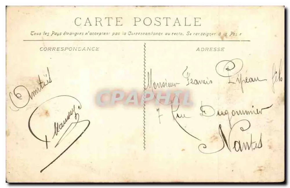Bordeaux — O Grande Teatro — LIX - Verso