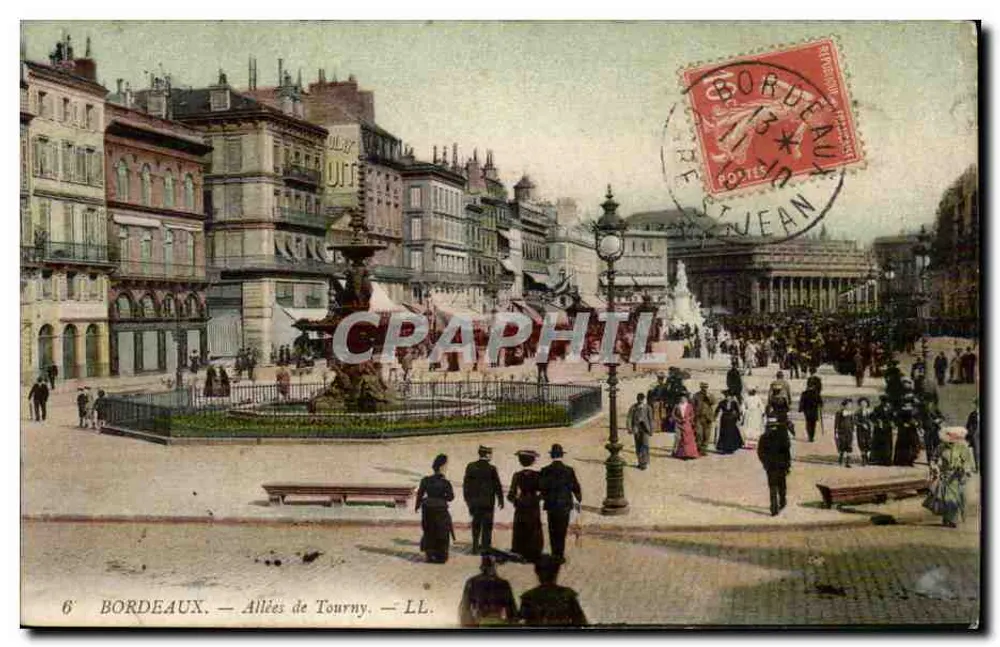 Bordeaux — Allées de Tourny — LL. - Recto