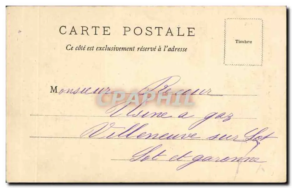 Bazas — Nationale Place, Kathedrale Saint-Jean (12. Jahrhundert) — Sully petit fils, Buchhändler Verleger, Bazas, n°3 - Rückseite
