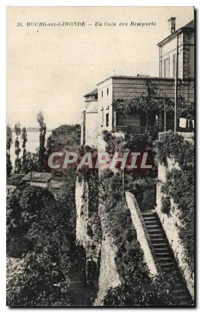 Bourg-sur-Gironde — Ein Stück der Mauern — n°24 - Vorderseite