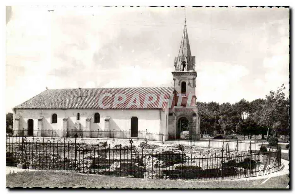Andernos (Gironde) — Die Kirche und die gallo-römischen Ruinen — L. Chatagneau - Vorderseite