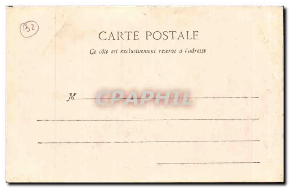 Castelo de St-Blancard (Gers) — Fachada Sul — Imp. Léonce Cocharraux, Auch, n°10 - Verso
