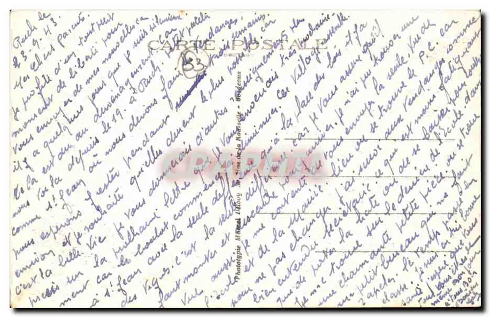 Ruch (Gironde) — A Prefeitura e a Escola M.D. - Verso