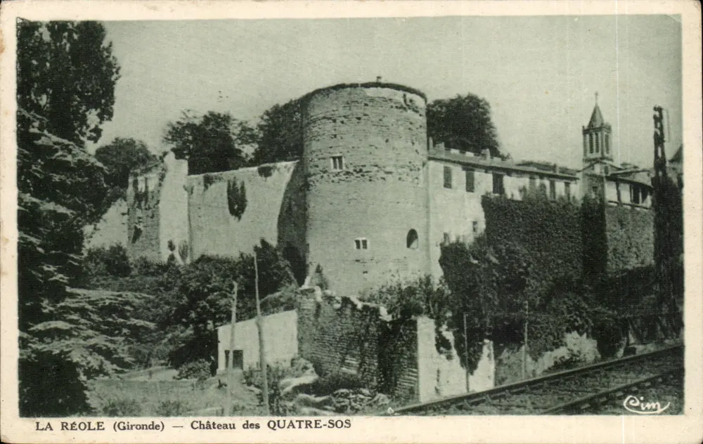 La Réole (Gironde) — Schloss der Vier-Sos — Verlag Cim - Vorderseite