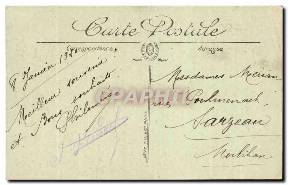 Bordeaux — Monument dos Girondinos — Selecta 199 - Verso