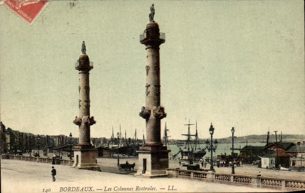 Bordeaux — As Colunas Rostrais — LL. n°140 - Frente