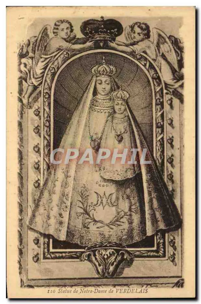 Estatua de Nuestra Señora de VERDEL AIS — Edición A. GAUTREAU, Langon (Gironde) - Anverso