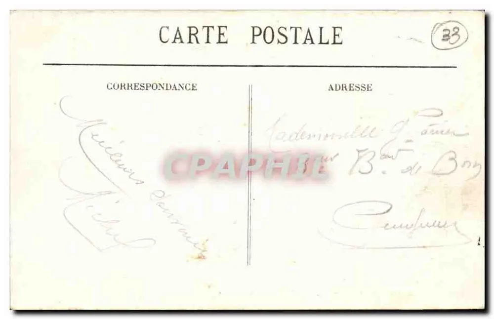 Denkmal der Girondins (Nordgruppe) — Bordeaux — Verlag Bordeaux, Nr. 168 - Rückseite