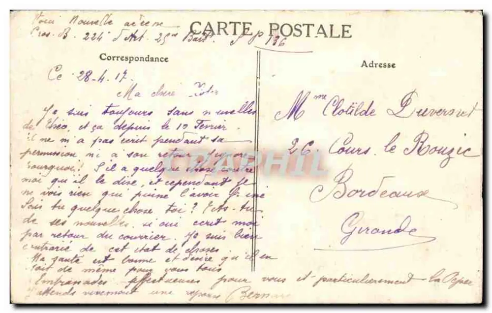 Bordeaux — Jardim Público — O Ponte - Verso