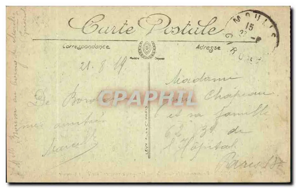 Bordeaux — Panorama e la Gironde — LL. SELECTA - Verso
