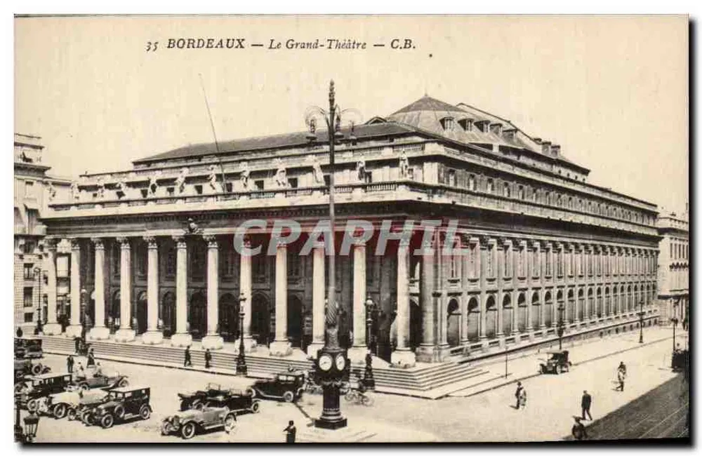 Bordeaux — O Grande Teatro — C.B. - Frente