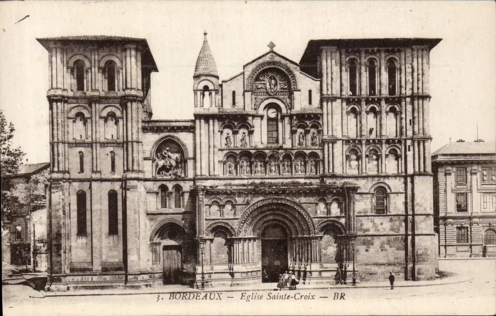 Bordeaux — Kerk van Sint-Kruis — Bloc Frères, Bordeaux - Voorkant