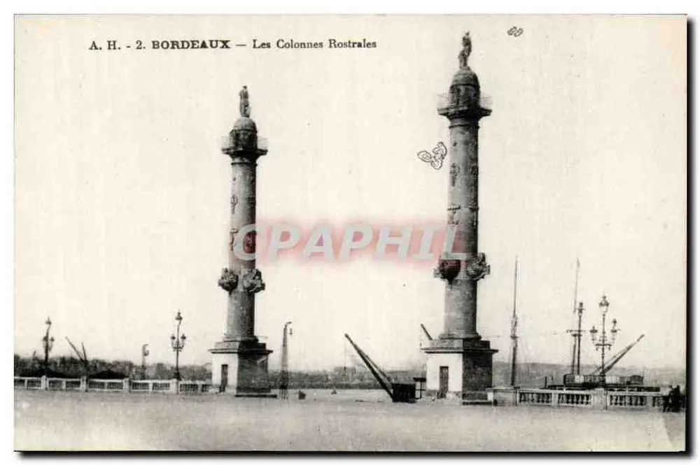 Bordeaux — As Colunas Rostrais — A.H. - 2 - Frente