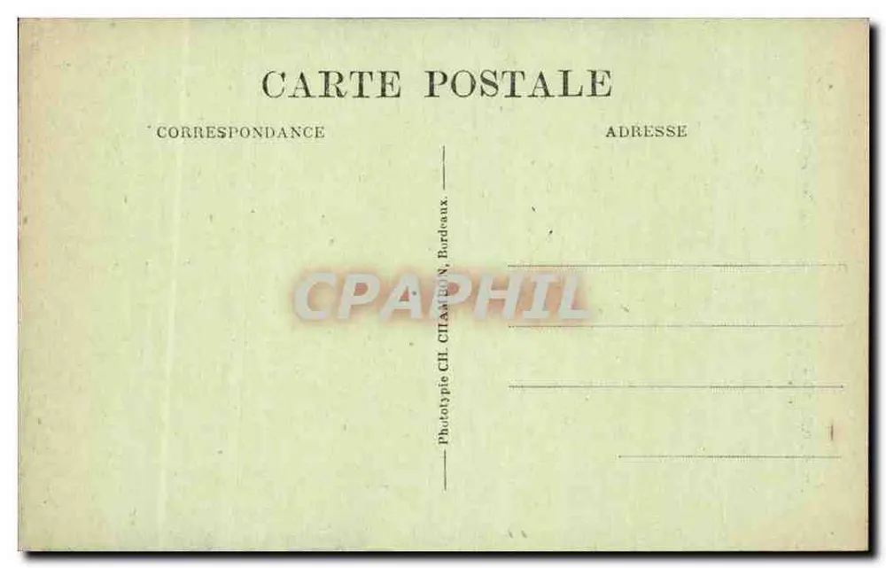 Bordeaux — A Grande Campana — C.B. — Casa Riouard - Verso