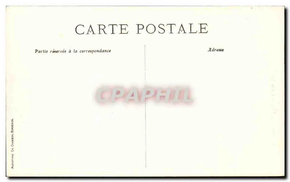 Bordeaux — Flecha de São Miguel — C.B. - Verso