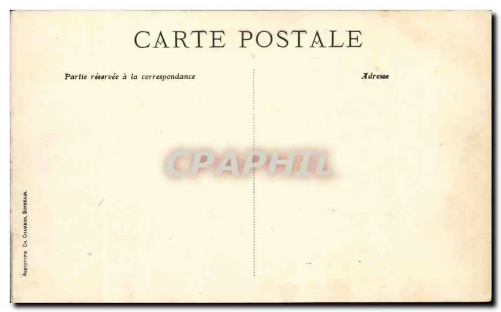 Bordeaux — O Ponte — C.B. - Verso